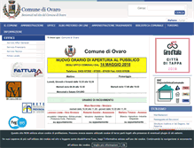Tablet Screenshot of comune.ovaro.ud.it